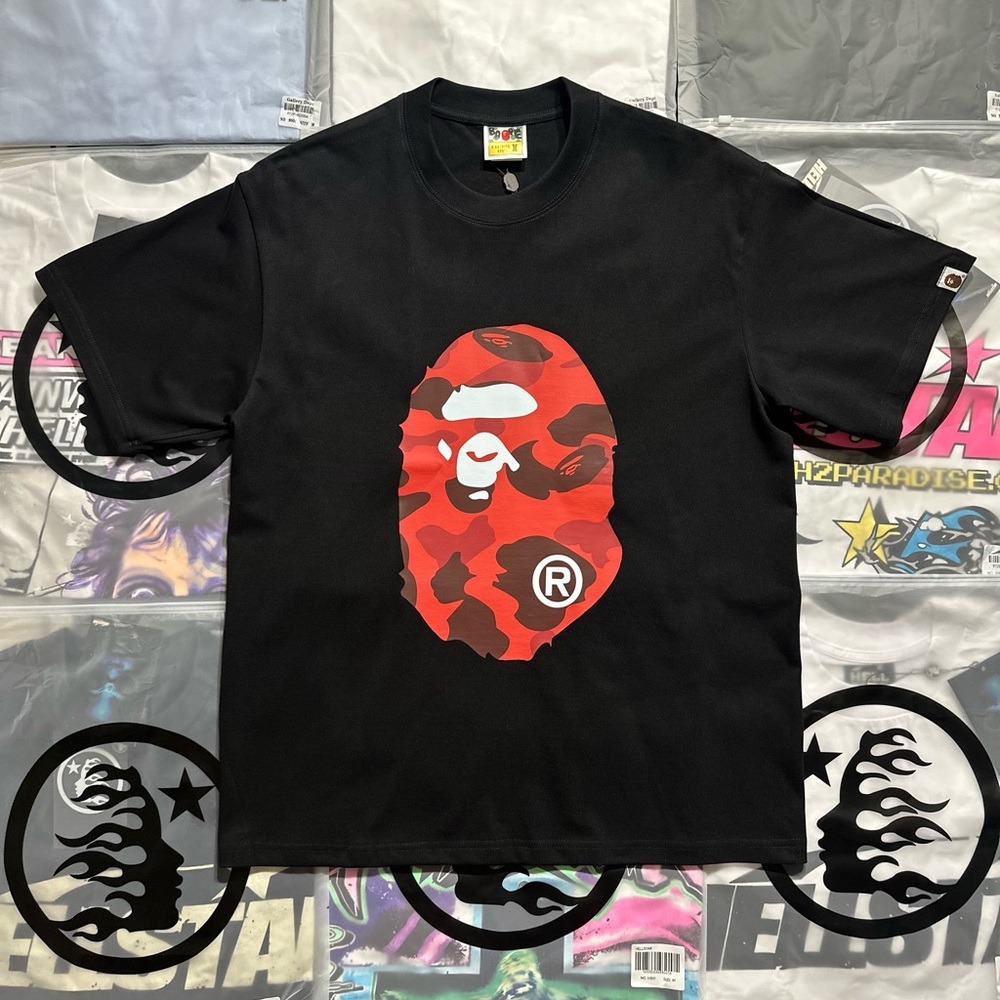 BAPE Color Camo Big Ape Head Tee